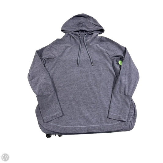 Athletic Top Long Sleeve Hoodie By Apana In Blue, Size: Xs