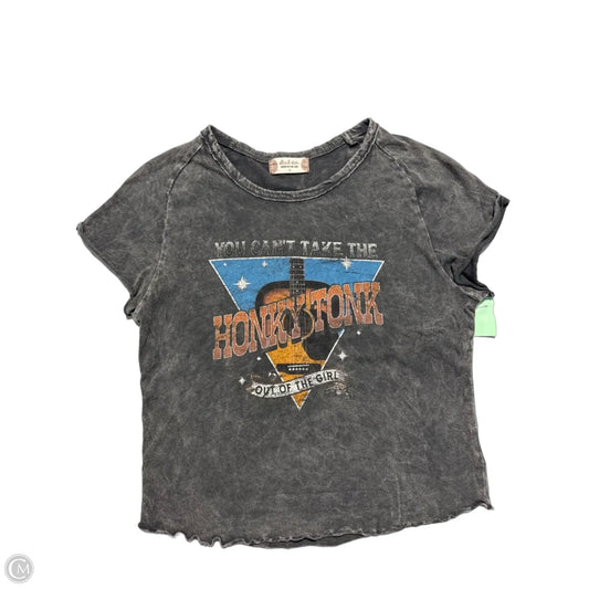 Top Short Sleeve By Altard State In Grey, Size: S