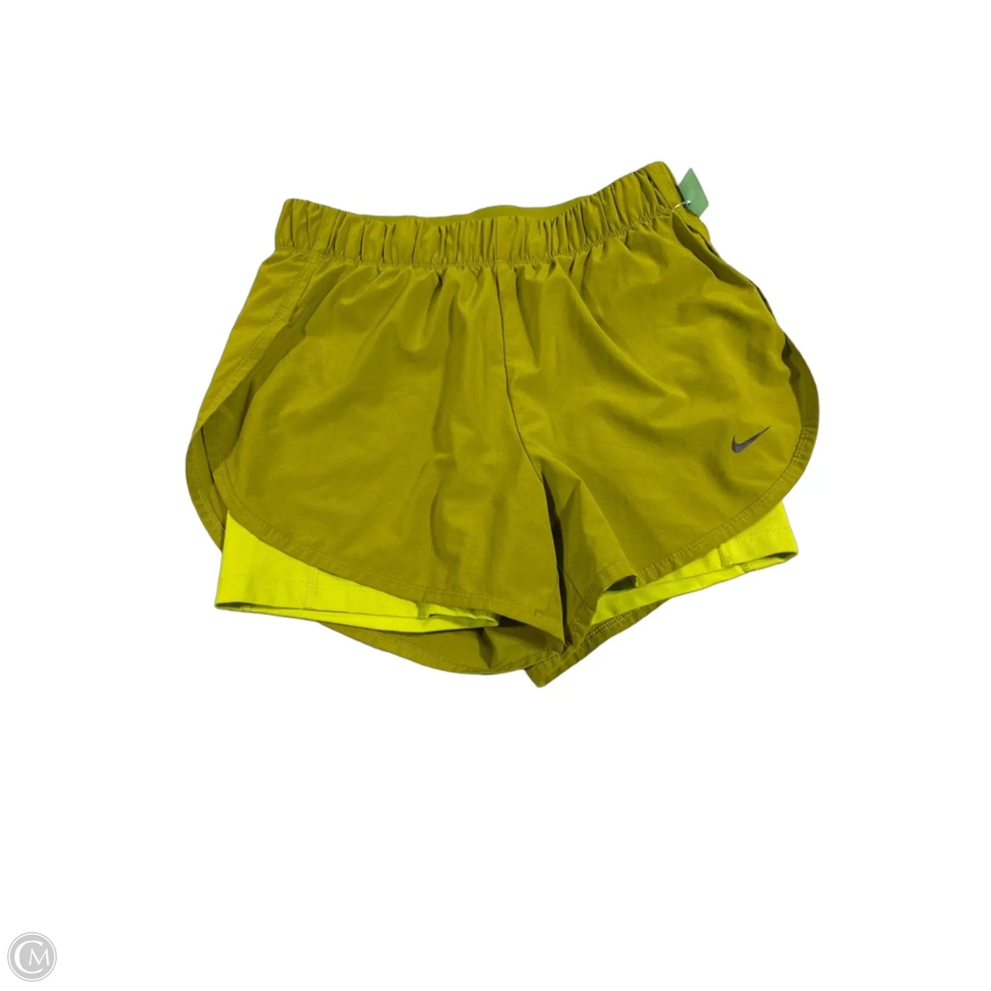 Athletic Shorts By Nike In Green, Size: S