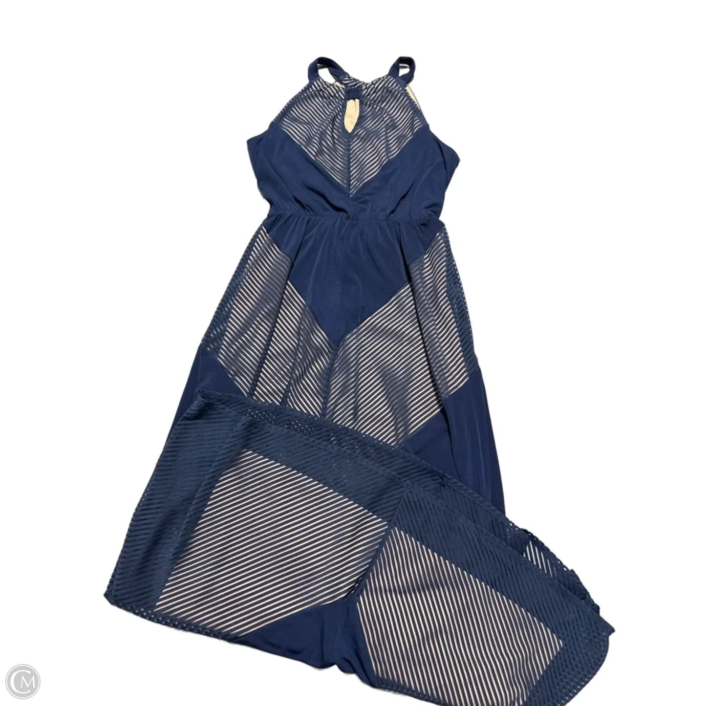Dress Casual Maxi By Apt 9 In Navy, Size: M