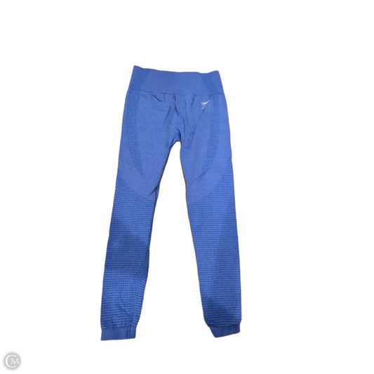 Athletic Leggings By Gym Shark In Blue, Size: S
