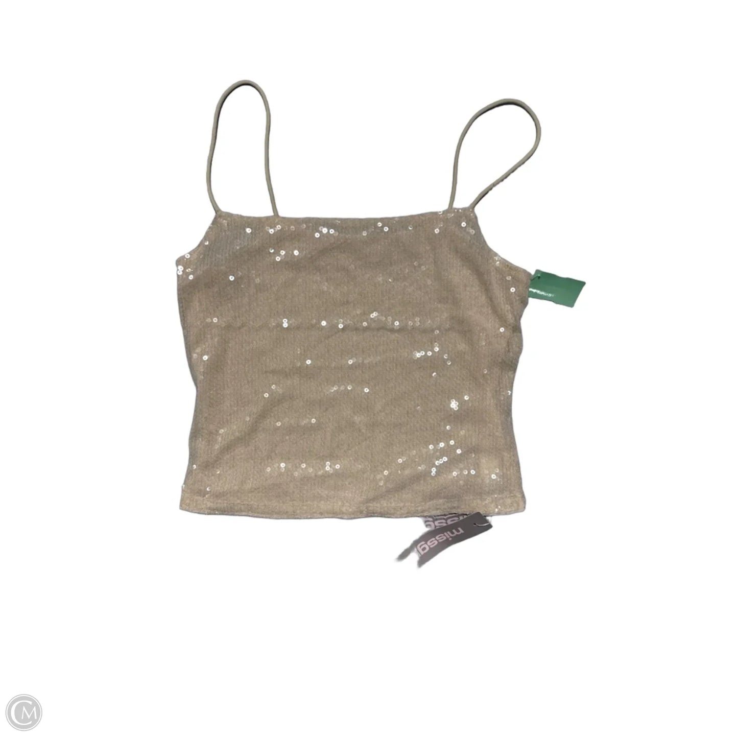 Tank Top By Missguided In Tan, Size: L