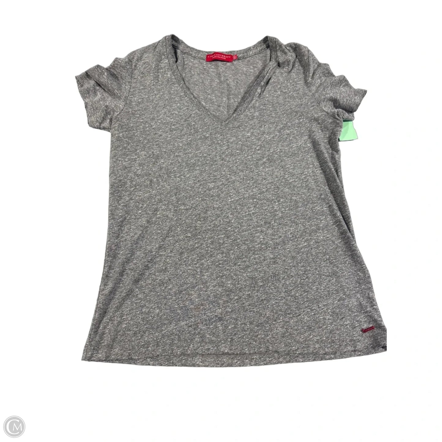 Top Short Sleeve By Cmc In Grey, Size: S