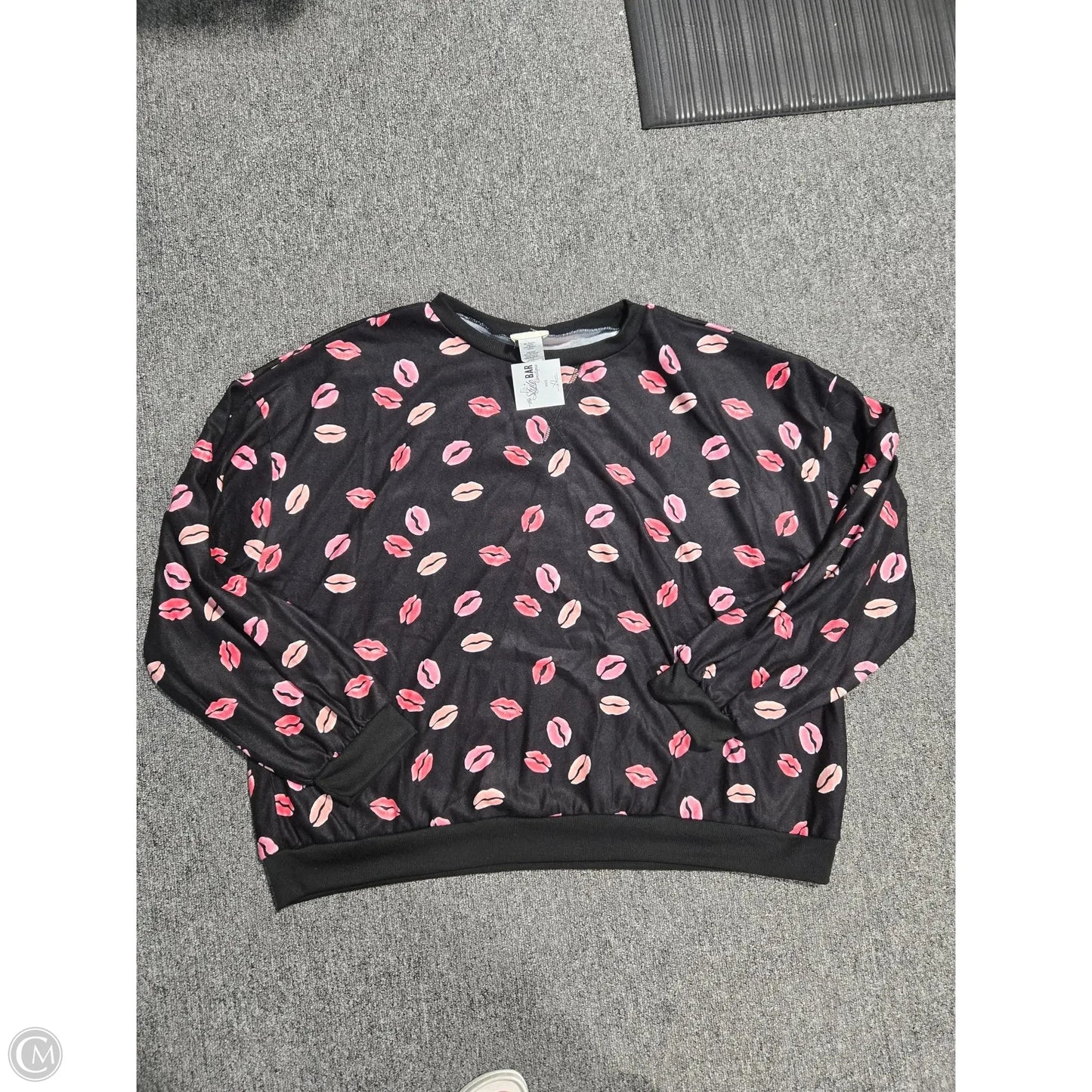 Top Long Sleeve By Clothes Mentor In Black, Size: Xl