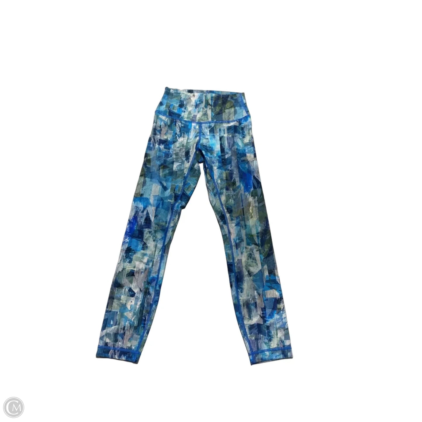 Athletic Leggings By Lululemon In Blue, Size: 4