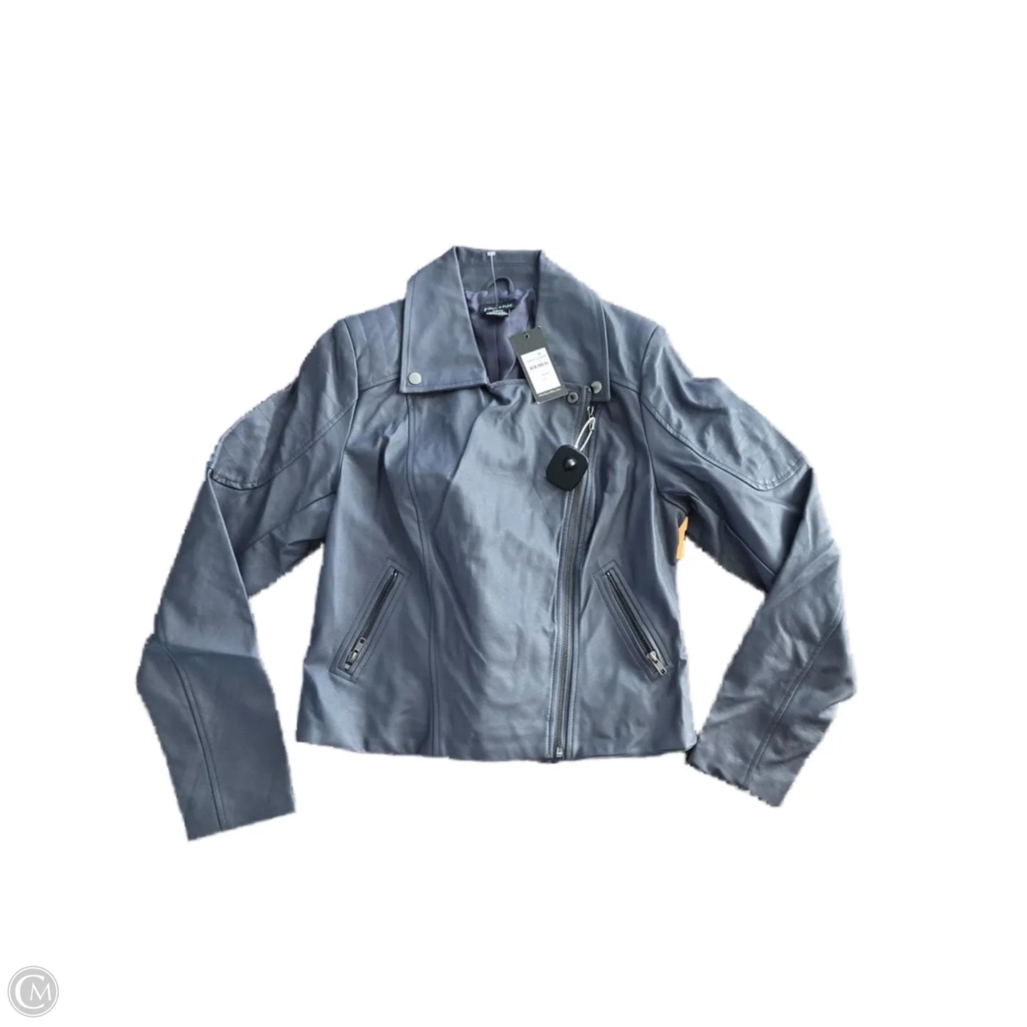 Jacket Denim By City Chic In Navy, Size: Xxs