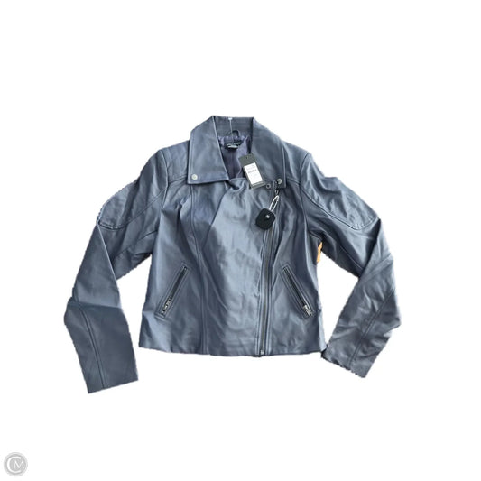 Jacket Denim By City Chic In Navy, Size: Xxs