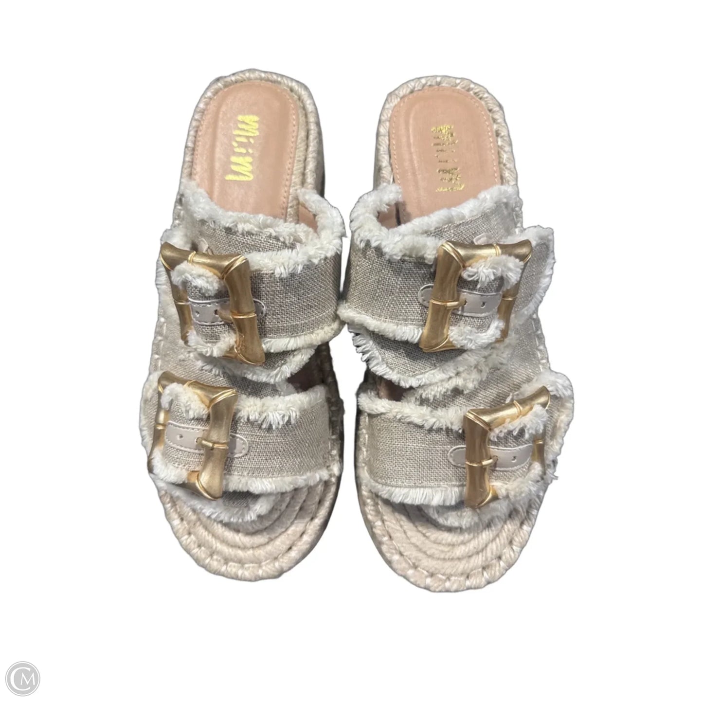 Sandals Flats By Cmc In Tan, Size: 8