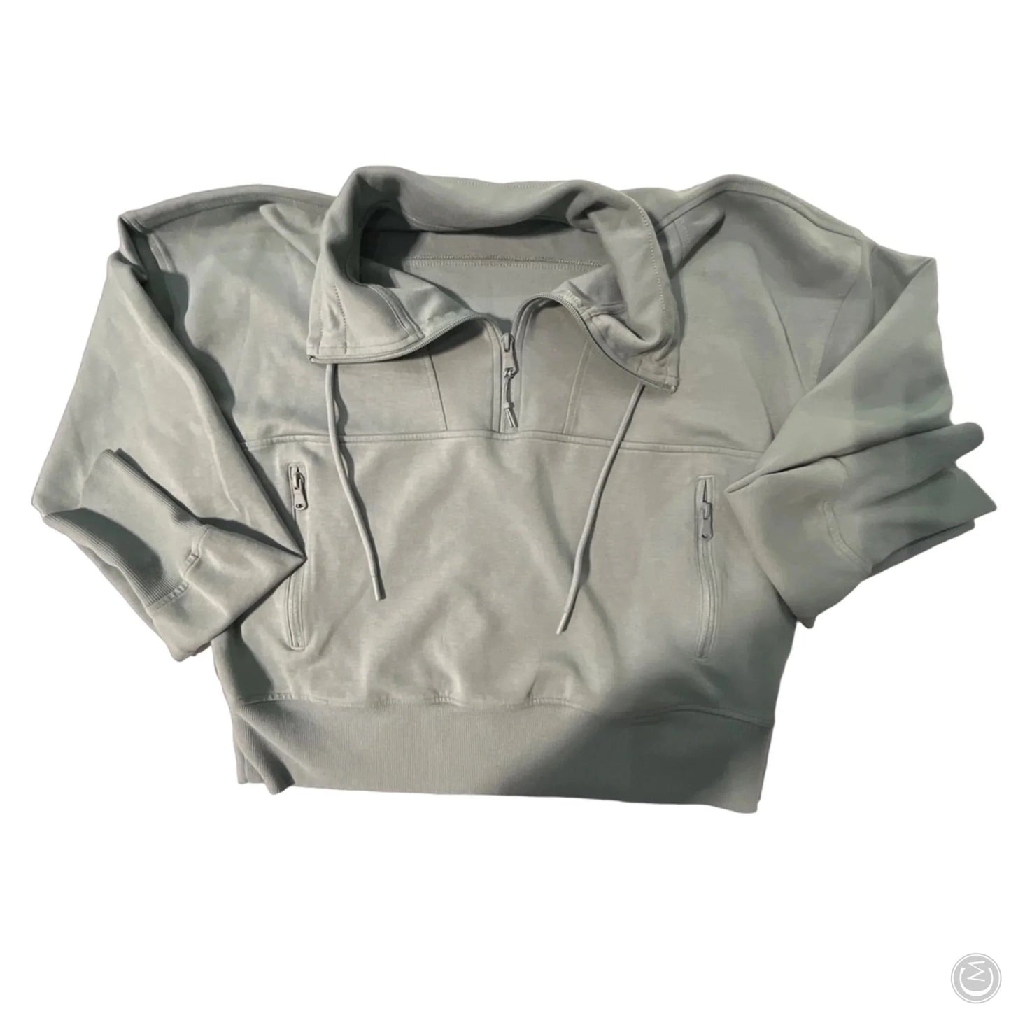 Athletic Sweatshirt Collar By Old Navy In Green, Size: L