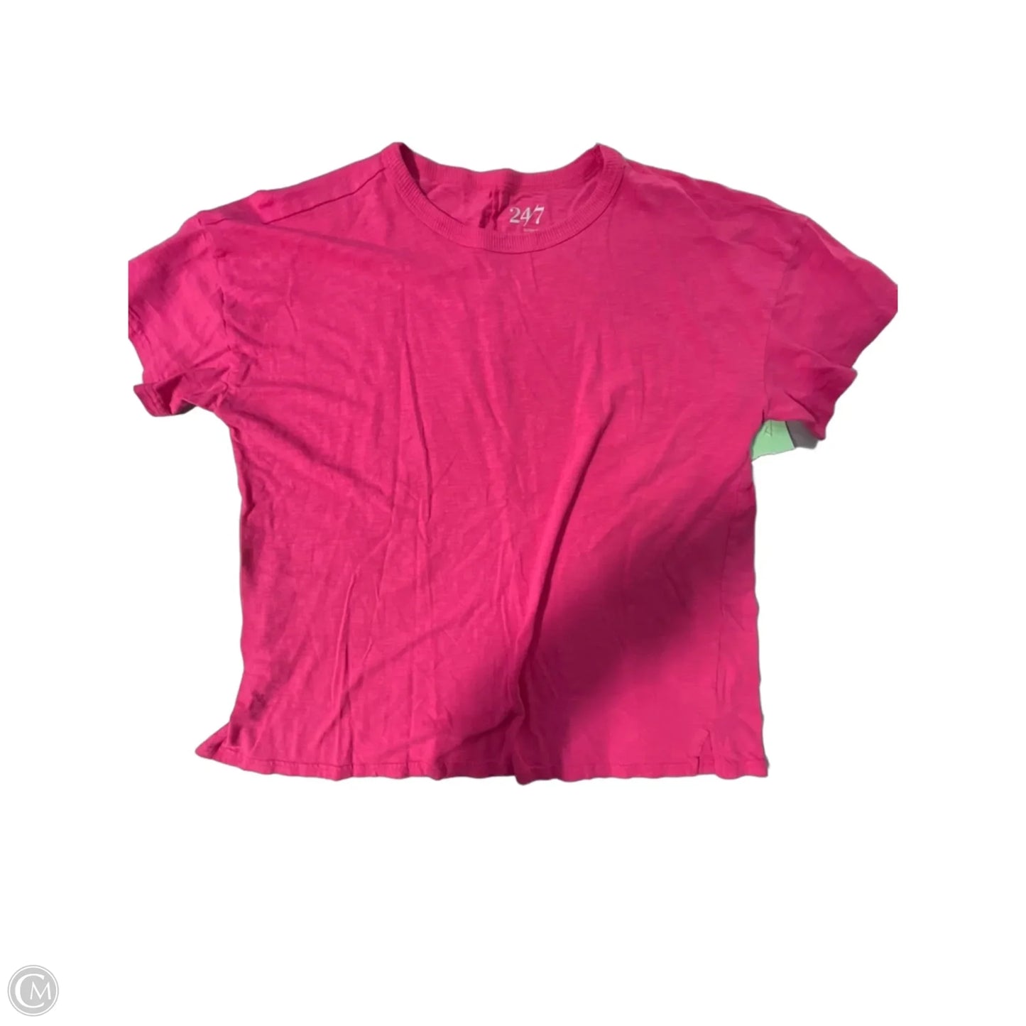 Top Short Sleeve By Maurices In Pink, Size: Xl