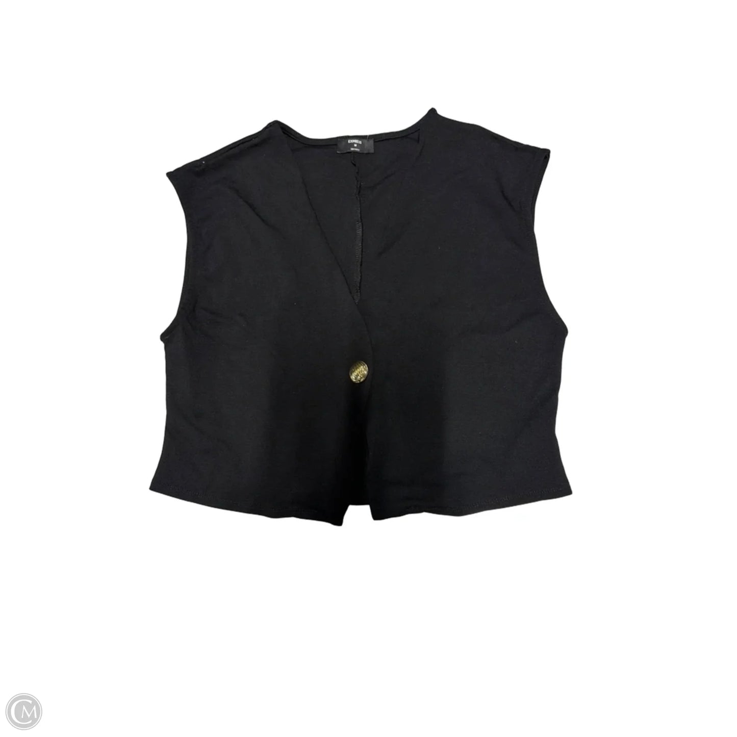 Top Sleeveless By Express In Black, Size: M