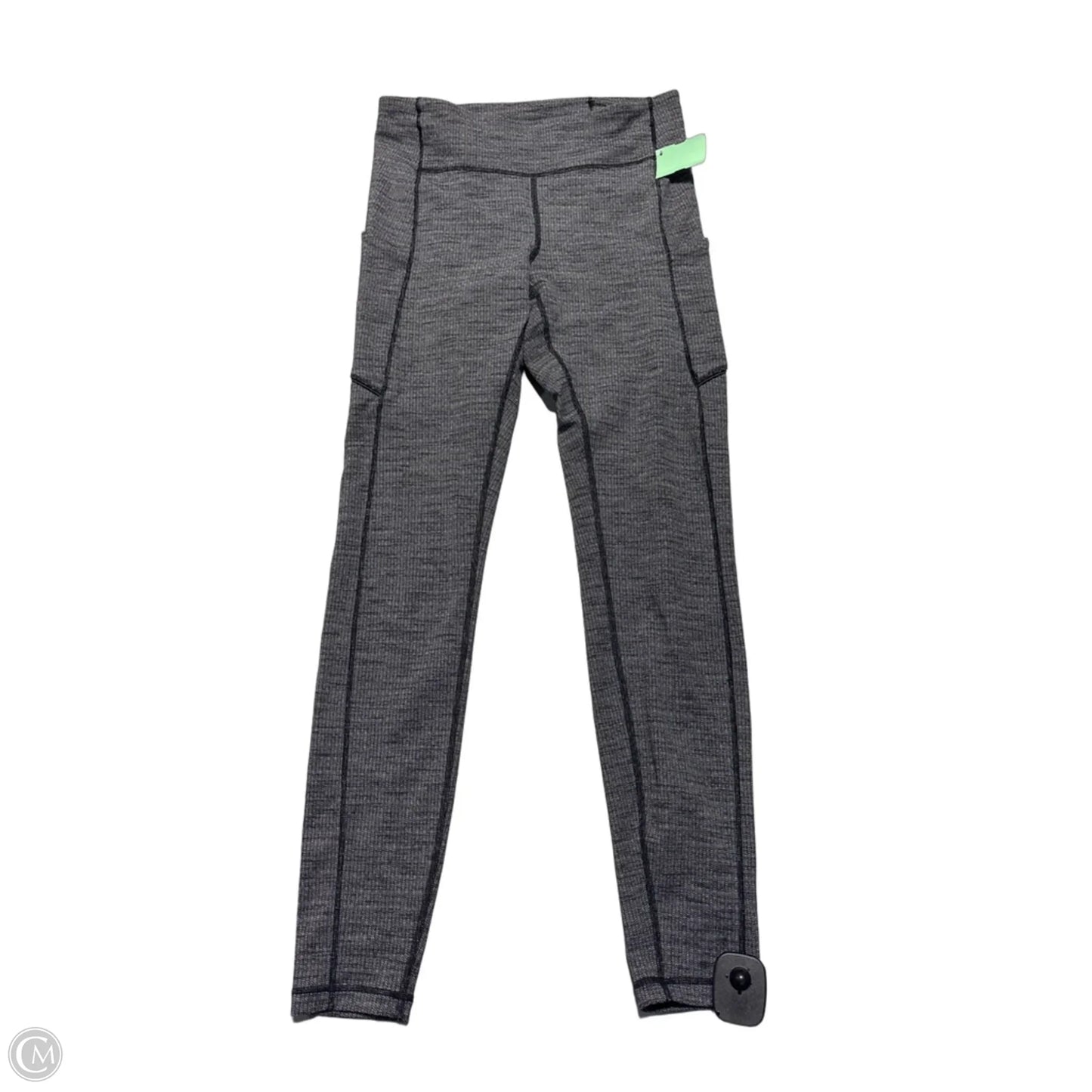 Athletic Leggings By Lululemon In Black & White, Size: 8