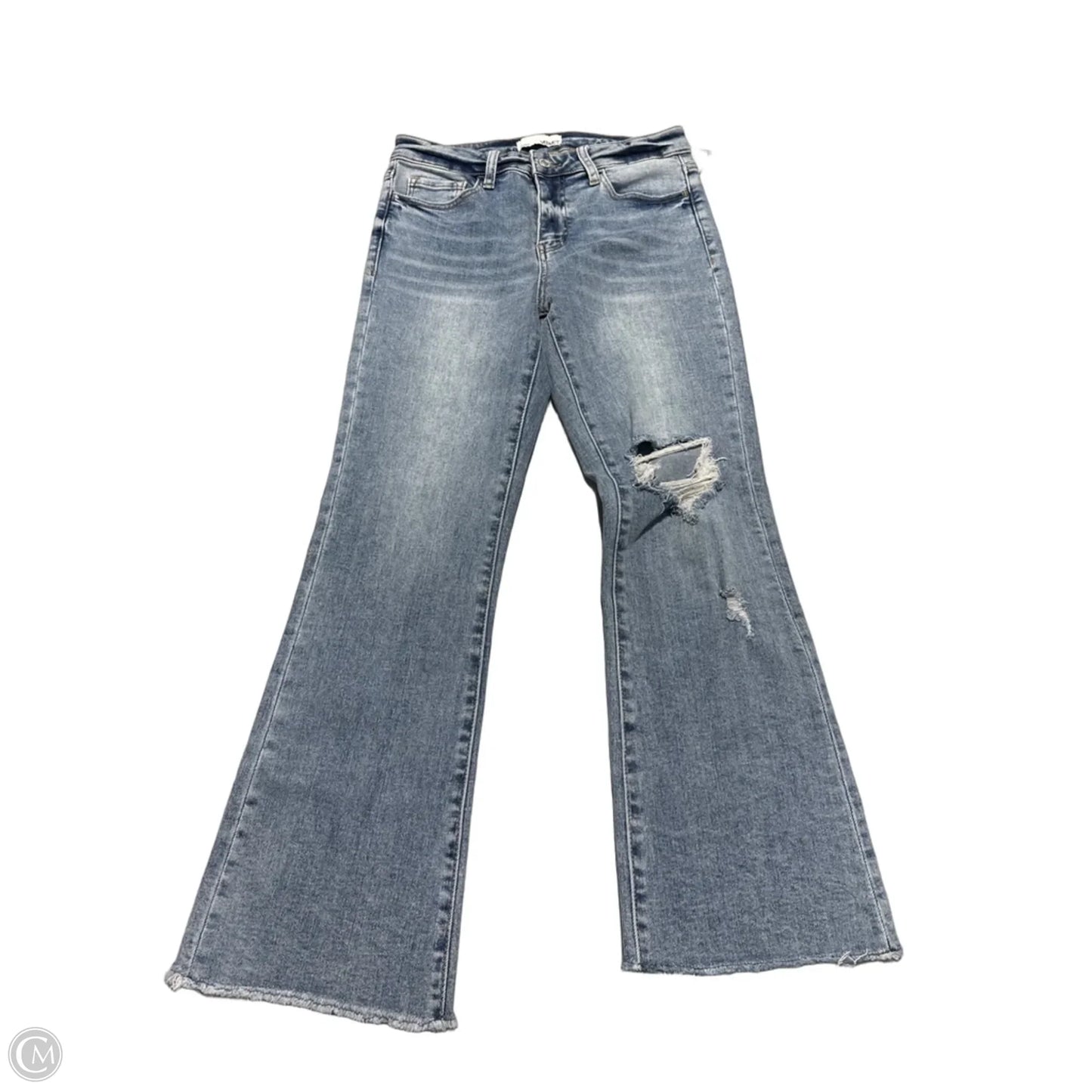 Jeans Skinny By Vervet In Blue Denim, Size: 4