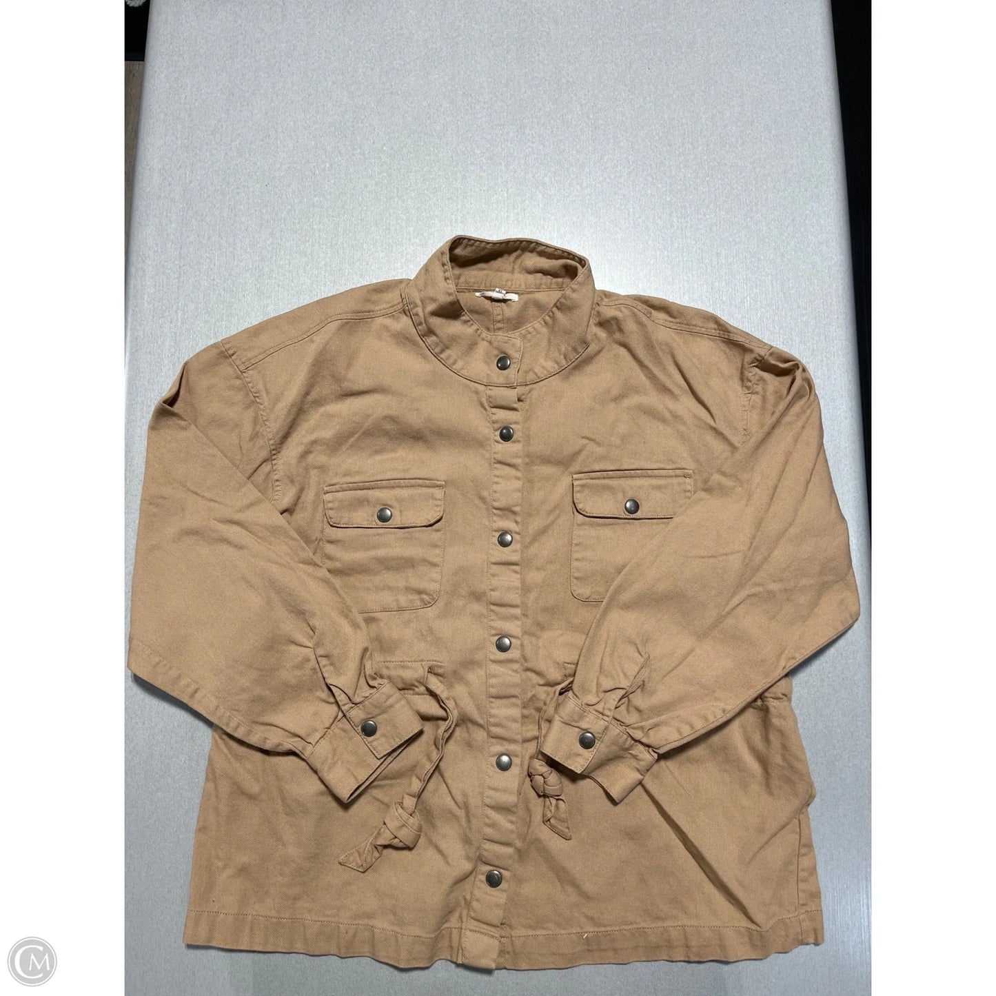 Top Long Sleeve By Maurices In Tan, Size: Xl
