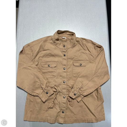 Top Long Sleeve By Maurices In Tan, Size: Xl