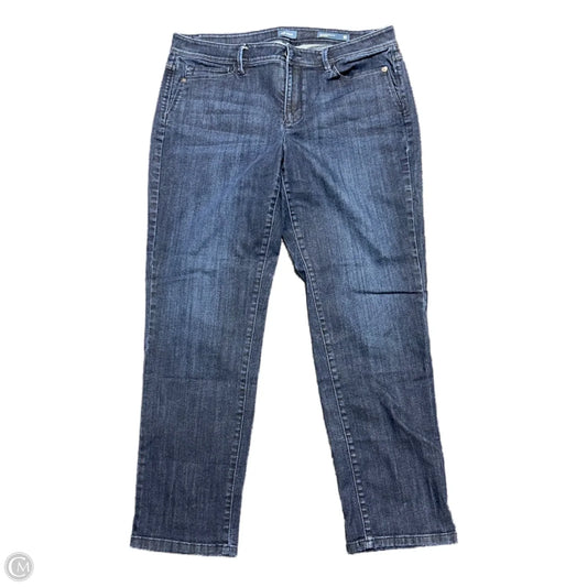 Jeans Cropped By J. Jill In Blue Denim, Size: 10
