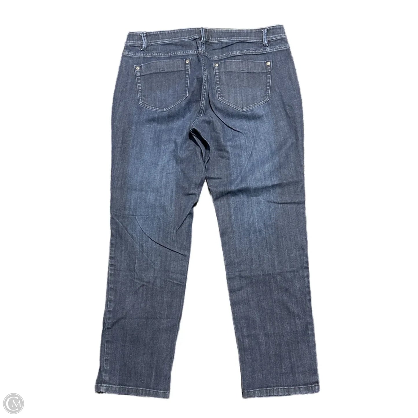 Jeans Cropped By J. Jill In Blue Denim, Size: 10