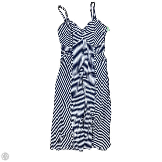 Dress Casual Maxi By Jessica Simpson In Blue & White, Size: Xl