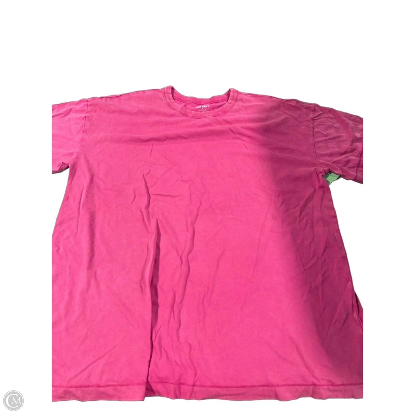 Top Short Sleeve Basic By Old Navy In Pink, Size: Xl