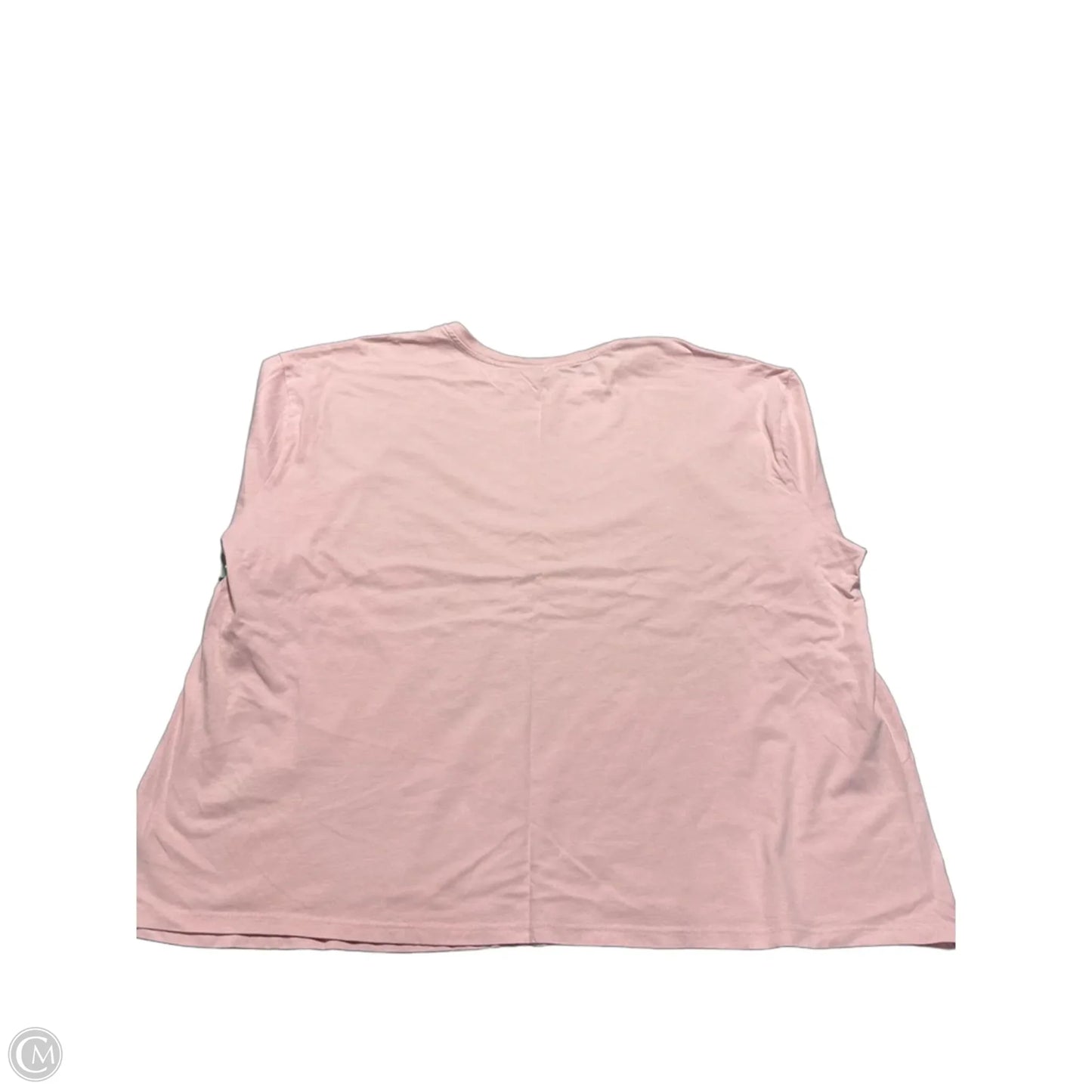 Top Short Sleeve By Universal Thread In Pink, Size: 2x