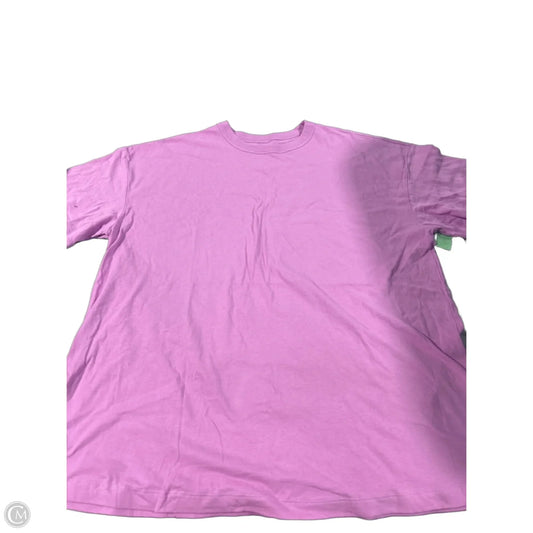Top Short Sleeve Basic By Old Navy In Purple, Size: Xl
