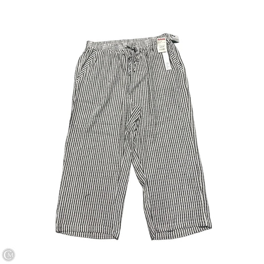 Pants Linen By Jane And Delancey In Grey & White, Size: 18