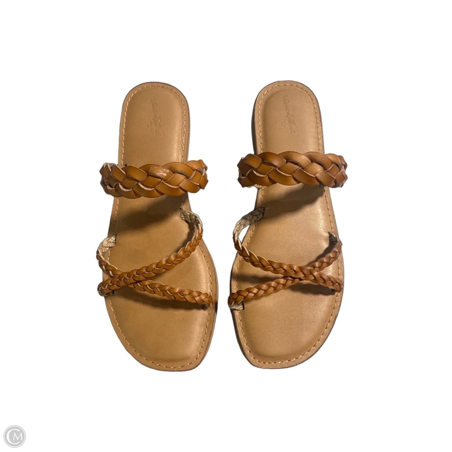 Sandals Flats By Universal Thread In Brown, Size: 9