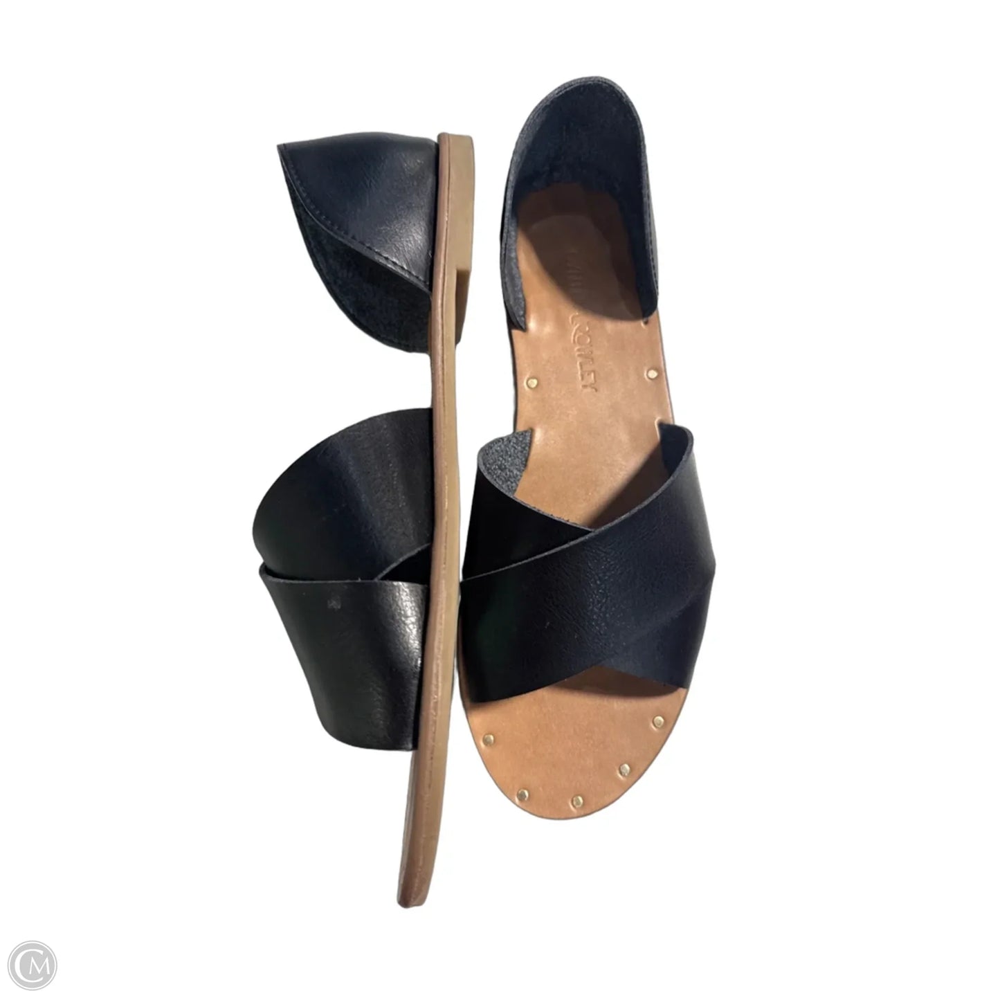 Sandals Flats By Cynthia Rowley In Black, Size: 8.5