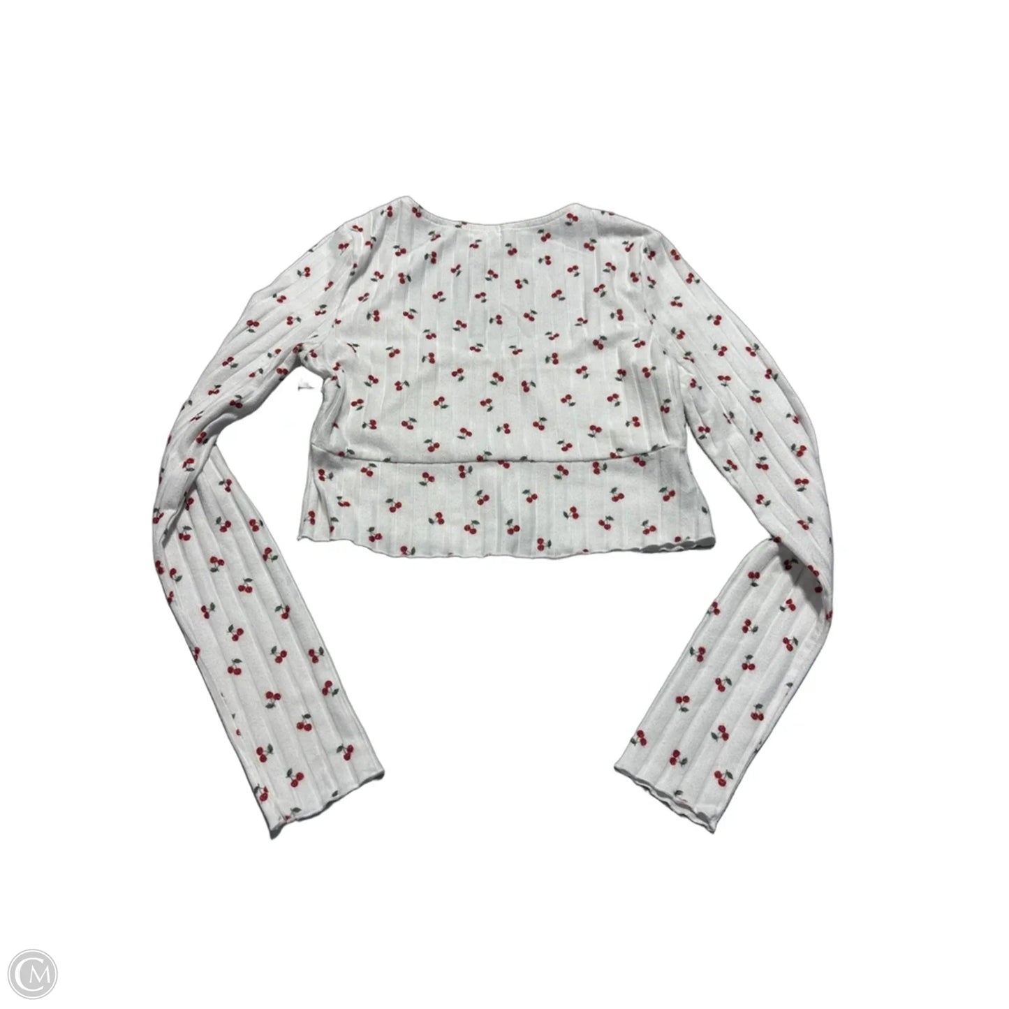 Top 2pc Long Sleeve By Forever 21 In White, Size: S