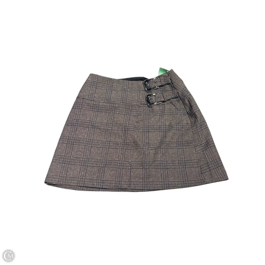 Skirt Mini & Short By Express In Plaid Pattern, Size: 0