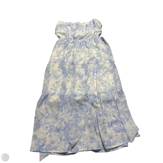 Dress Casual Maxi By Eesome In Blue & White, Size: S