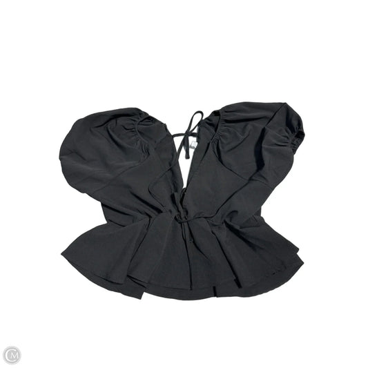 Top Short Sleeve By Cmc In Black, Size: M