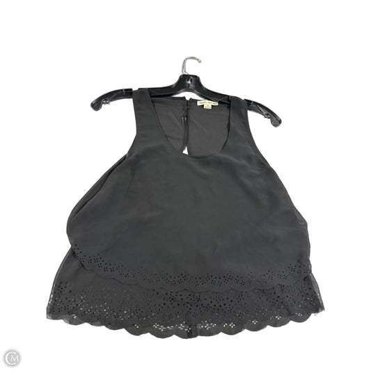 Tank Top By Double Zero In Black, Size: L