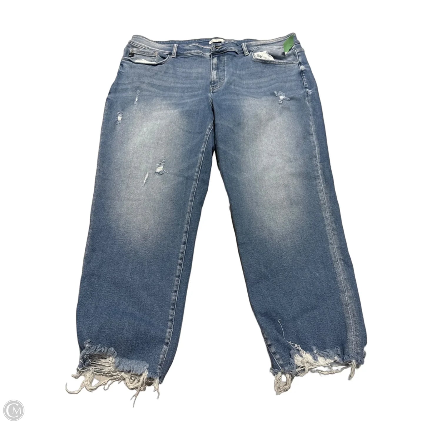 Jeans Straight By Kancan In Blue Denim, Size: 24