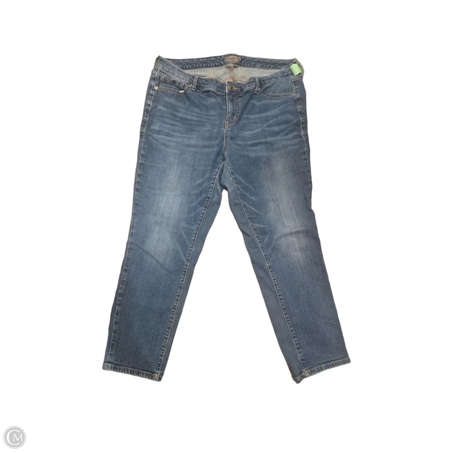 Jeans Straight By Torrid In Blue Denim, Size: 18