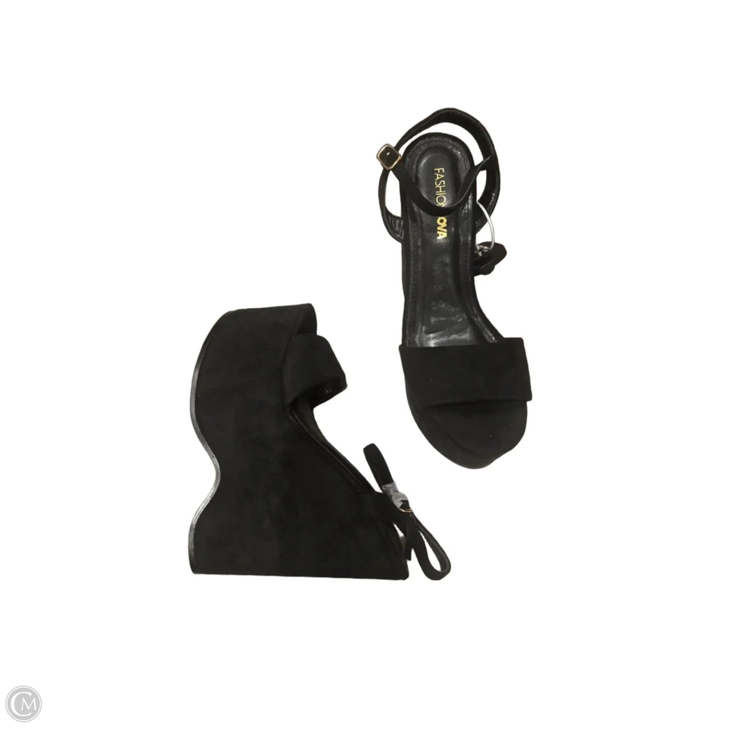 Boots Ankle Heels By Cmc In Black, Size: 6.5