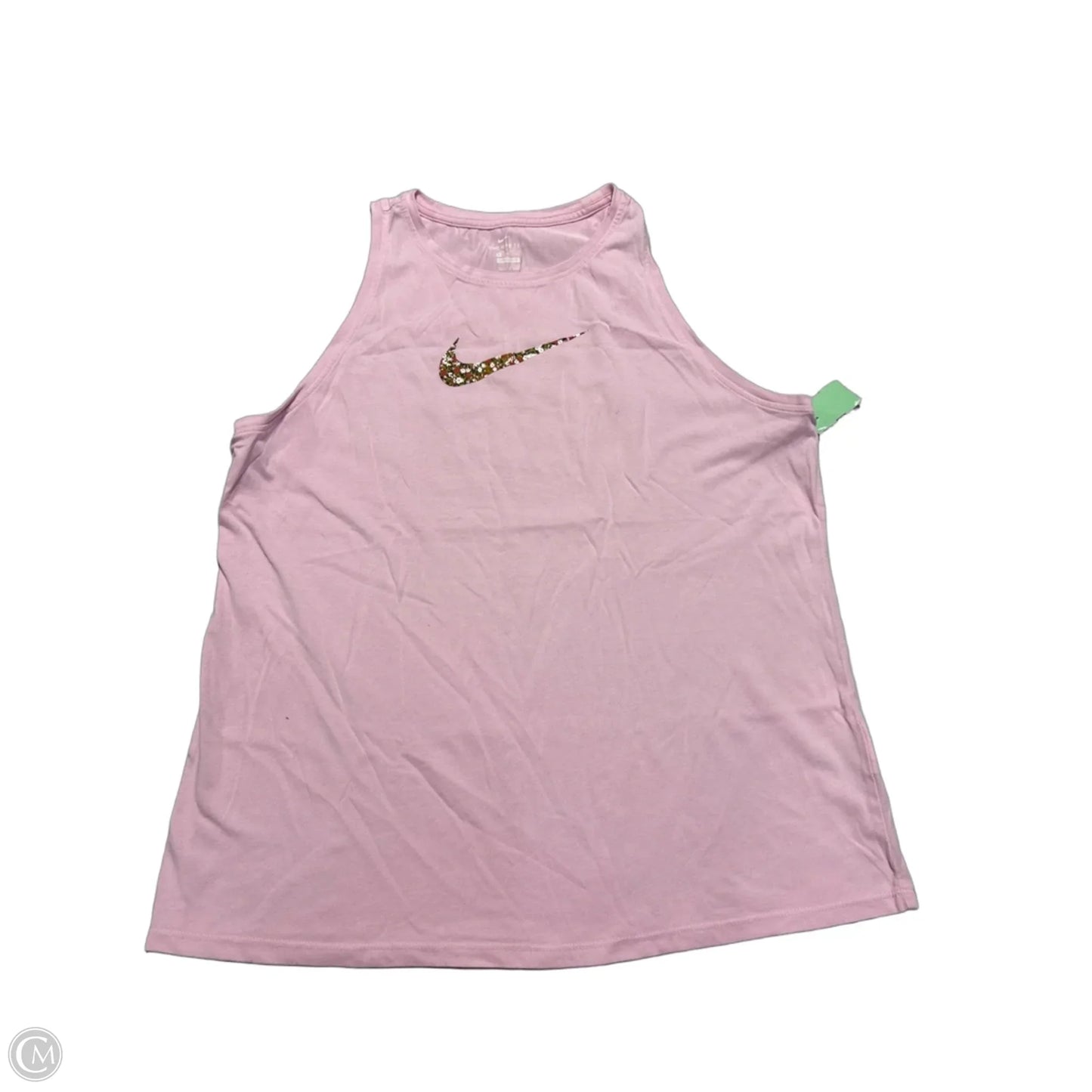 Athletic Tank Top By Nike In Pink, Size: Xl