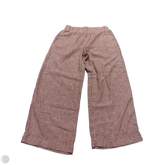 Pants Linen By Old Navy In Brown & White, Size: 8