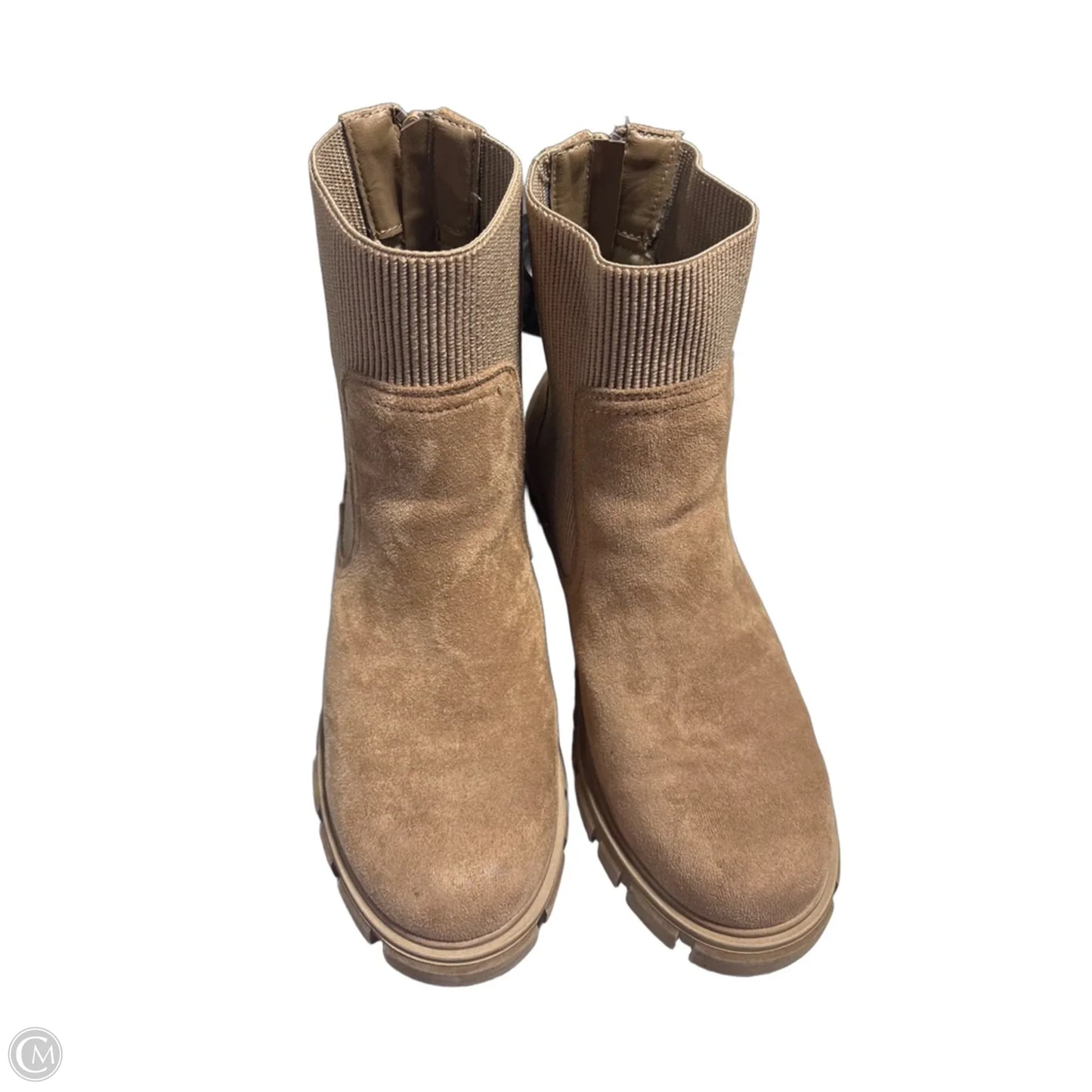 Boots Ankle Flats By Pierre Dumas In Tan, Size: 8