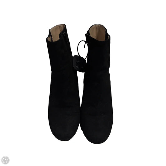 Boots Ankle Flats By Nine West In Black, Size: 8