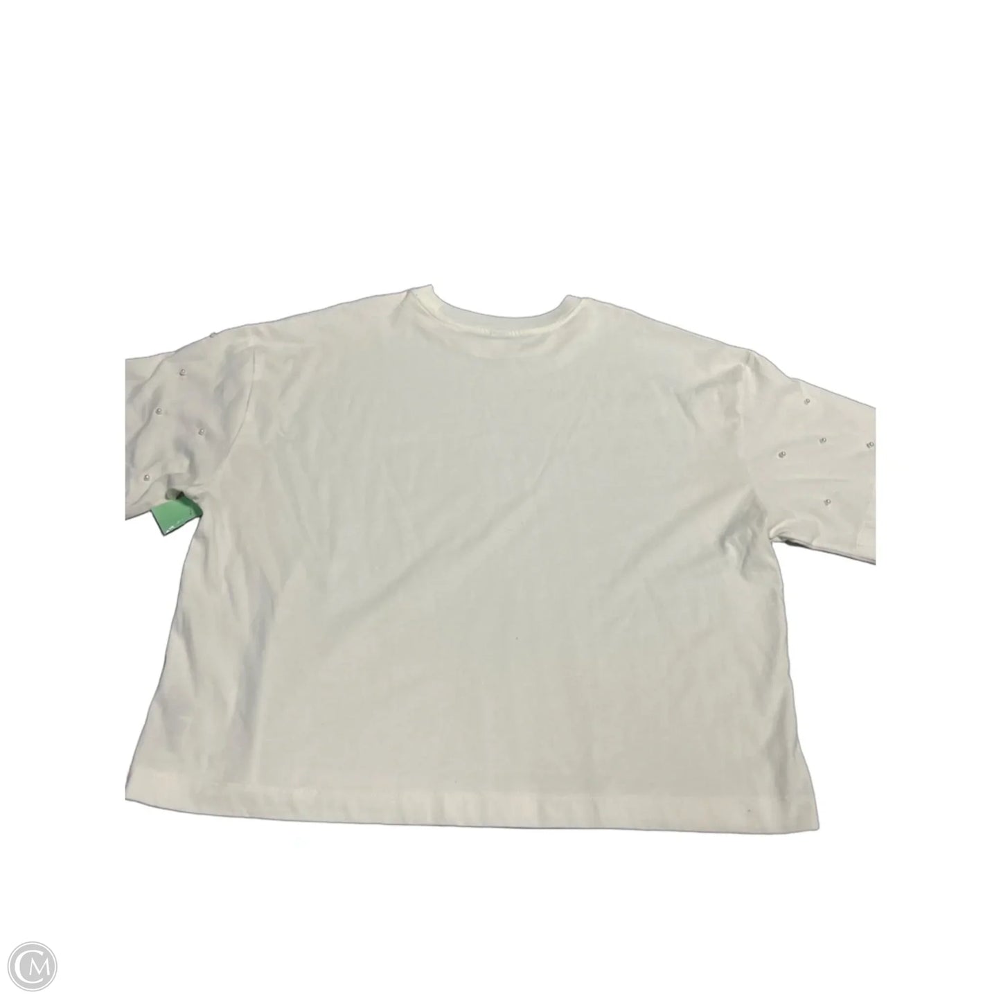 Top Short Sleeve By Old Navy In White, Size: L