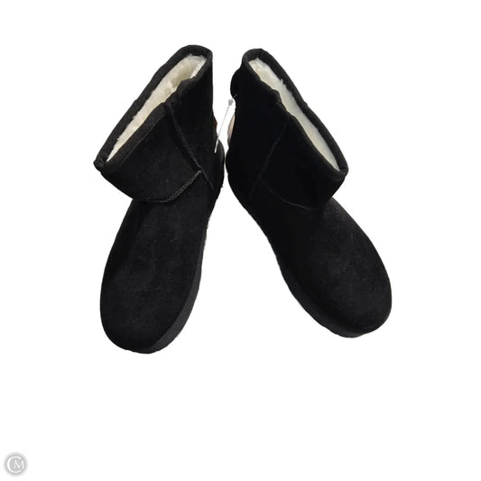 Boots Ankle Flats By Forever In Black, Size: 8