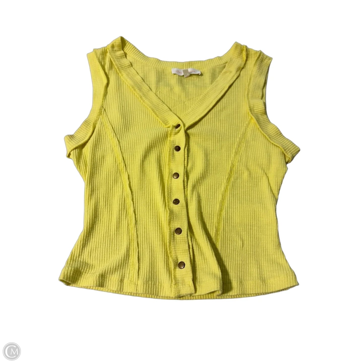 Tank Top By Ces Femme In Yellow, Size: S