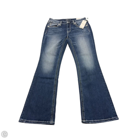 Jeans Boot Cut By Miss Me In Blue Denim, Size: 12