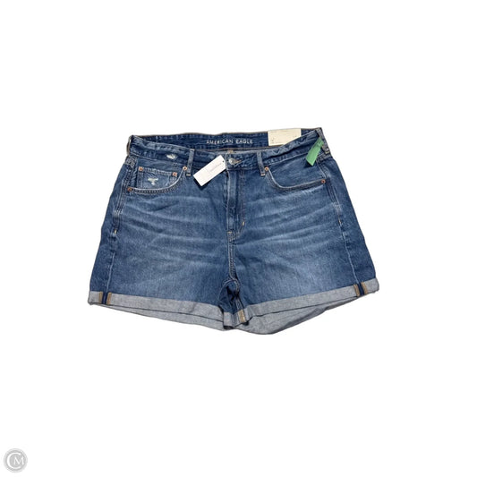 Shorts By American Eagle In Blue Denim, Size: 14