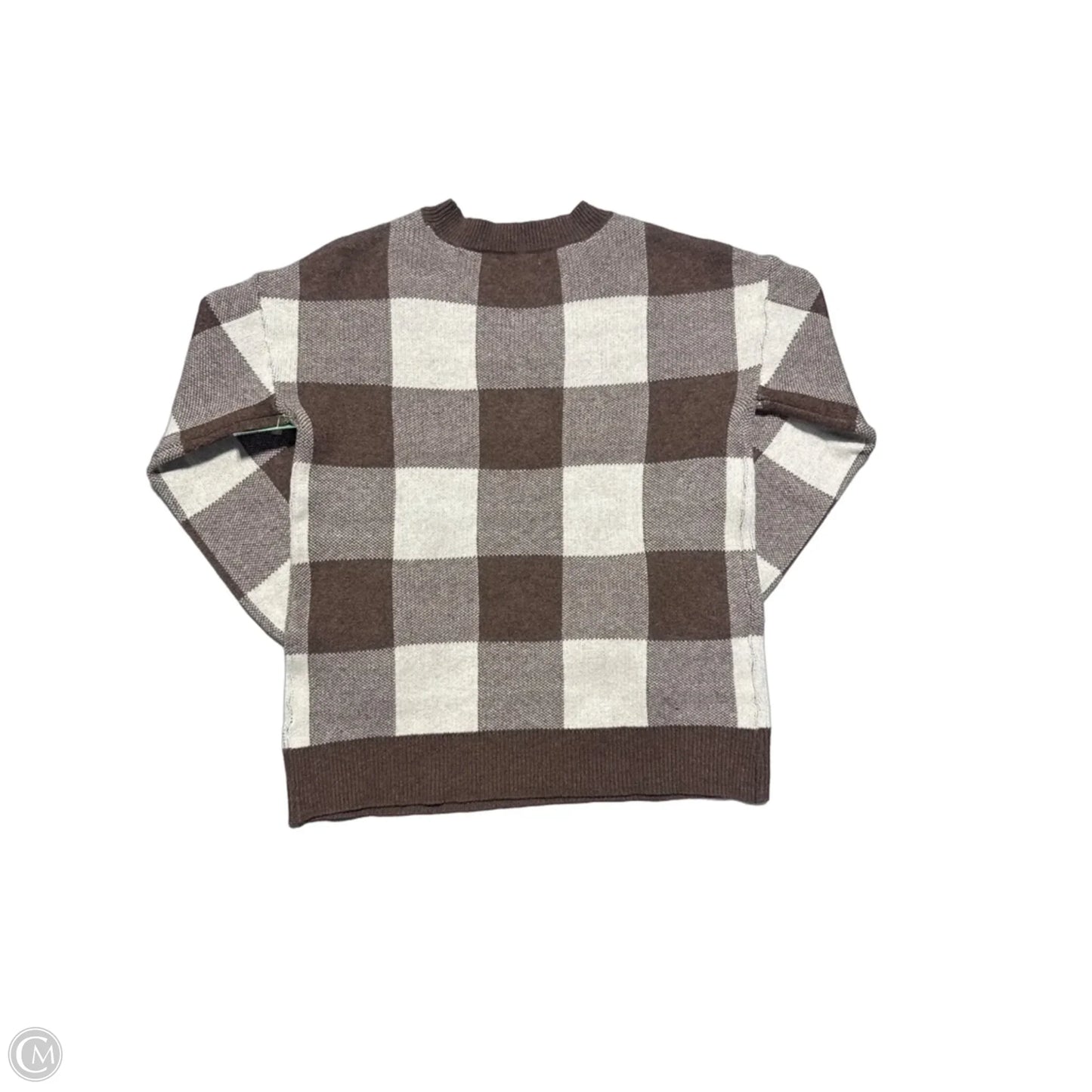 Sweater By Maurices In Brown & White, Size: Xs