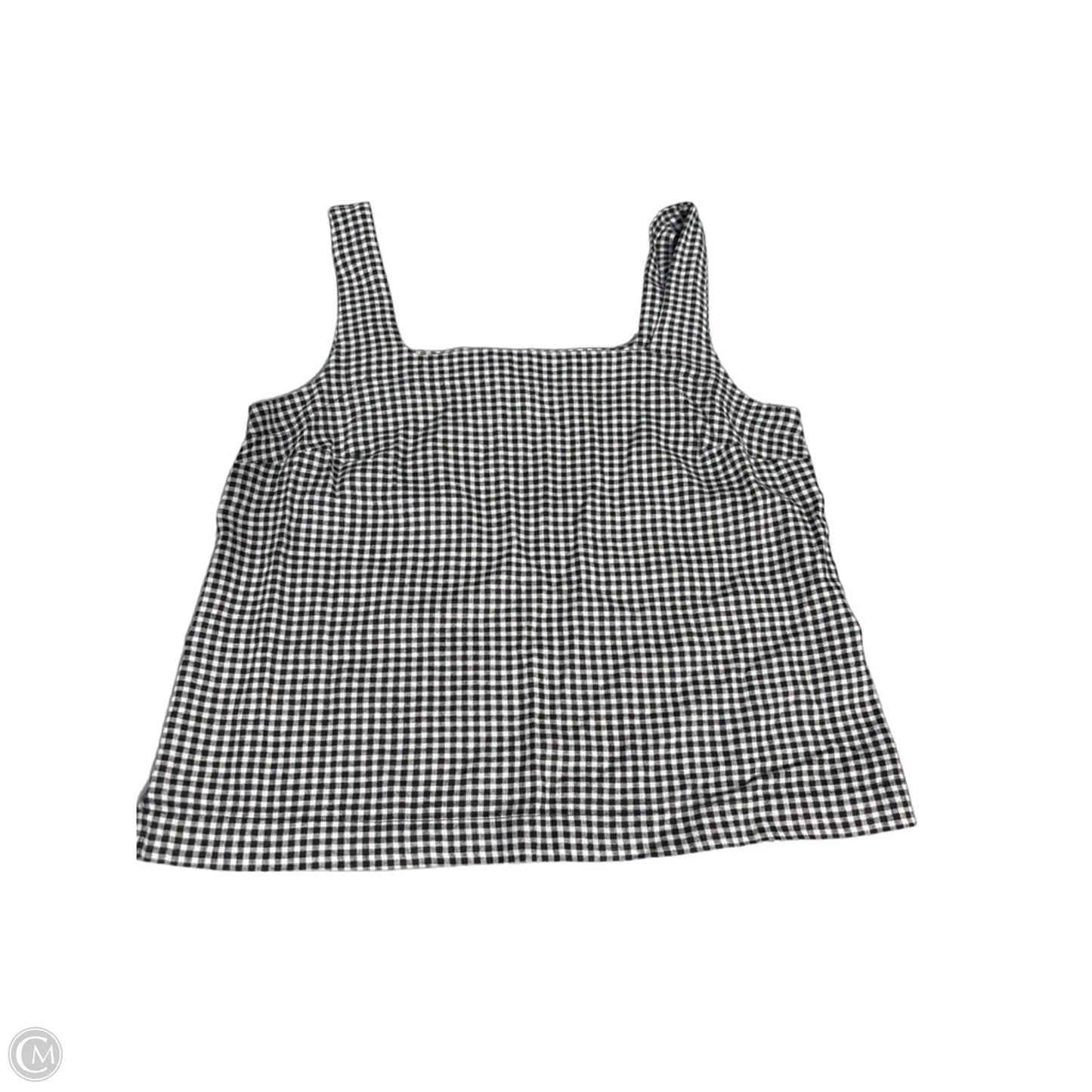 Tank Top By A New Day In Plaid Pattern, Size: Xs