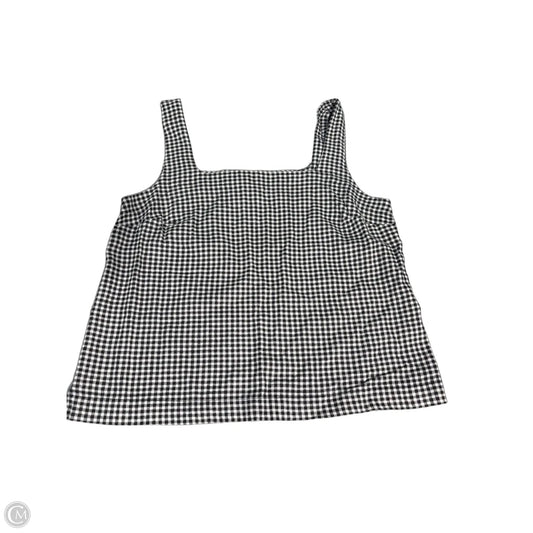 Tank Top By A New Day In Plaid Pattern, Size: Xs