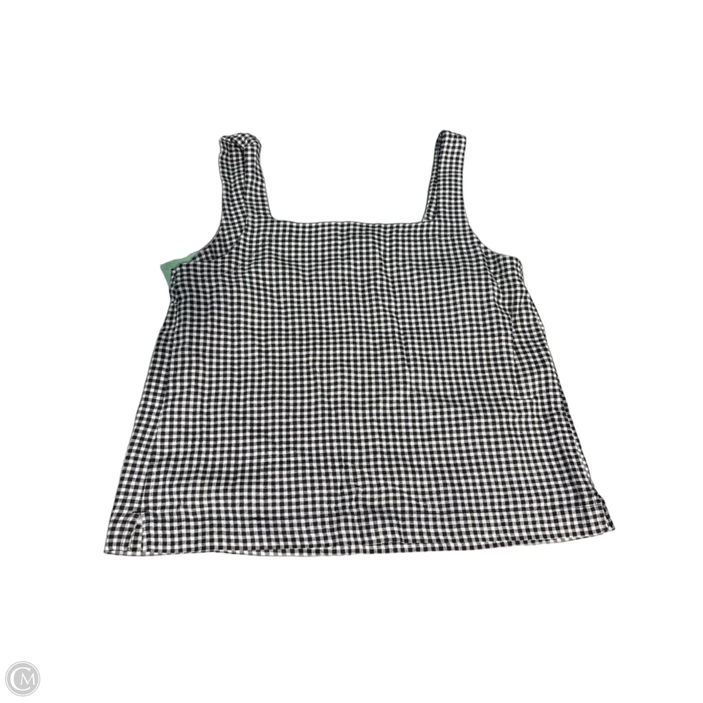 Tank Top By A New Day In Plaid Pattern, Size: Xs