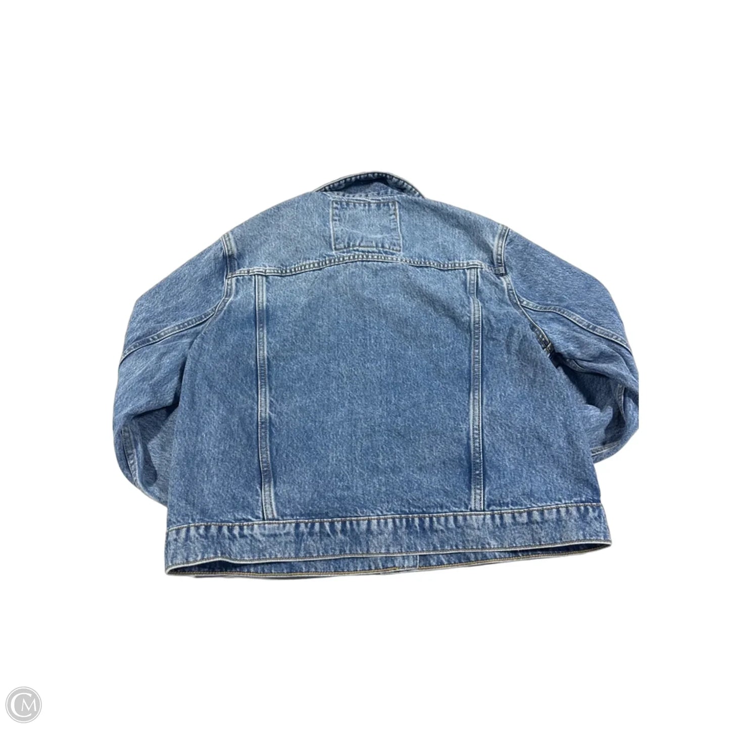Jacket Denim By Michael By Michael Kors In Blue Denim, Size: L